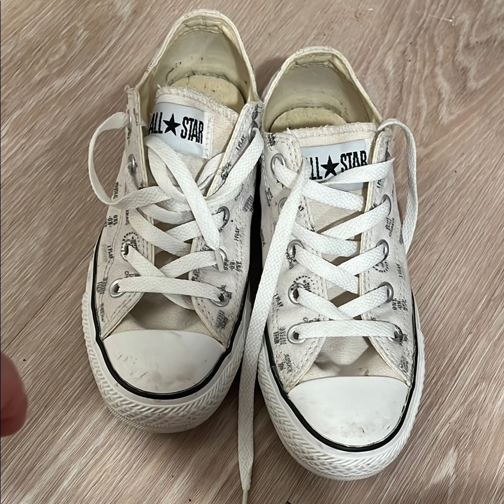 Converse Kids White Sneakers **RARE